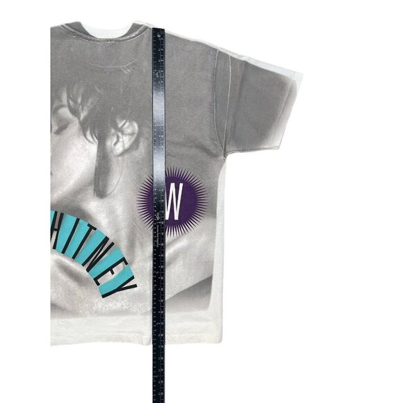 Whitney Houston Winterland Vintage 90s AOP All Over Print Tshirt Size XL - Picture 11 of 11